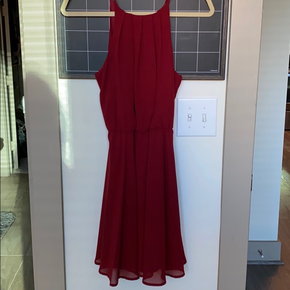 Red dress